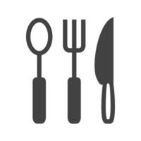 Crockery Glyph Black Icon vector