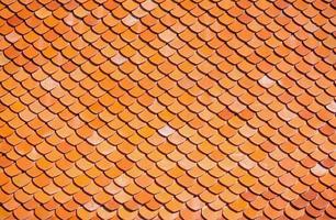 Tile roof close up photo