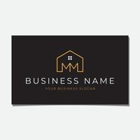 MM home logo vector design