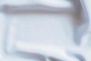 White football jersey clothing fabric texture sports wear background photo