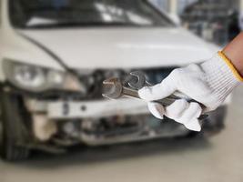 Car repairing background photo