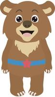 Circus Animal Bear Clipart graphic vector