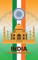 India Independence Day Poster vector