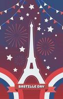 Bastille Day Poster vector