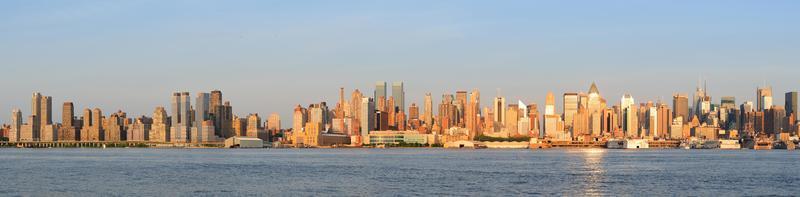 New York City Manhattan sunset photo