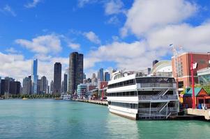 centro de la ciudad de chicago foto