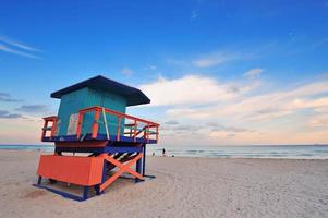 Miami South Beach sunset photo