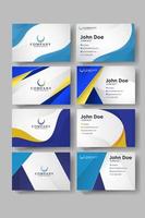 Business Card Template Design vector