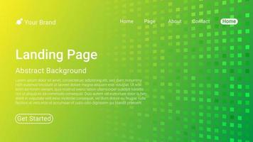 Landing Page Website Template Vector. Abstract colorful gradient. Vector illustration concepts of web page design for website and mobile website development. Easy to edit and customize.