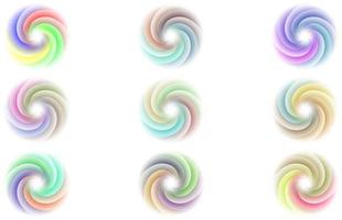 set of gradient . Vector illustration. EPS 10