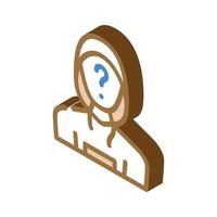 anonymity financial technology isometric icon vector illustration