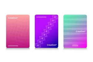 Minimal Vector covers design. Future Poster template. Minimal cover design. Colored halftone gradients. Future geometric patterns. Eps10 vector.