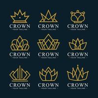 Crown Logo Template vector