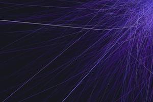 Violet straight random line mesh background texture. Science surface in motion 3d rendering photo