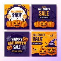 Pumpkin Hunt Social Media vector