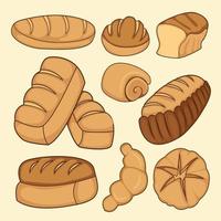 Bread vector collection