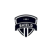 Shield company logo. Abstract symbol of security. Shield icon. Security logo. Logo badge vector