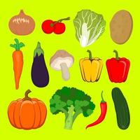 Vegetables vector collection