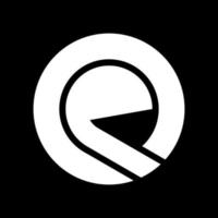 Q E monogram logo template vector