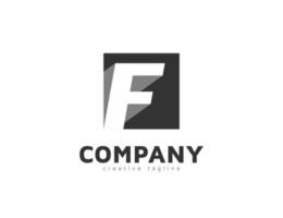 Creative letter f logo design template vector