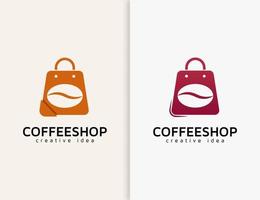 Coffee shop logo design template vector