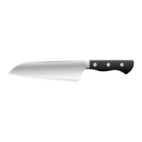 Cartoon kitchenware cultery butcher knife gray gradient color vector