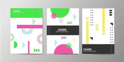 Covers with minimal design. Cool geometric backgrounds for your design. Applicable for Banners, Placards, Posters, Flyers etc. Eps10 vector