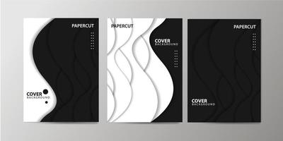Modern abstract colorful cover set. Gradient shape composition. Eps10 vector
