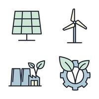 Eco friendly. ecology set icon symbol template for graphic and web design collection logo vector illustration
