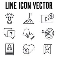 blogger, plantilla de símbolo de icono de conjunto de blog para ilustración de vector de logotipo de colección de diseño gráfico y web