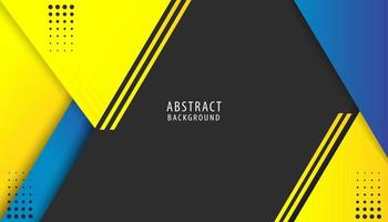 abstract geometric background with yellow and blue vector