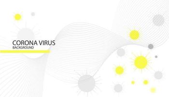 corona background virus with white colour vector
