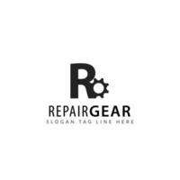 r logo template vector