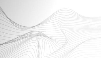 abstract wavy line background with white colour vector