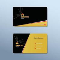 Modern And Elegant Business Card Template vector