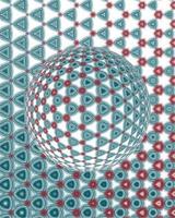 Colorful 3d blurred spherical ball. Vector illustration