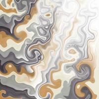 composición de pared minimalista abstracta en colores beige, gris, marrón, negro. fondo moderno creativo dibujado a mano. vector