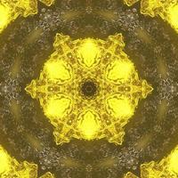 Luxury ornamental mandala design background in gold color vector
