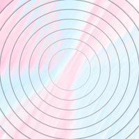 Abstract 3D circular pedestal or podium in vibrant color for cosmetic product. View from above. vector
