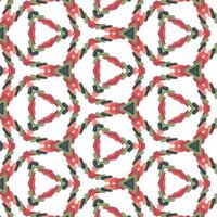 Abstract composition in crimson and green tones. Modern creative hand drawn background. vector
