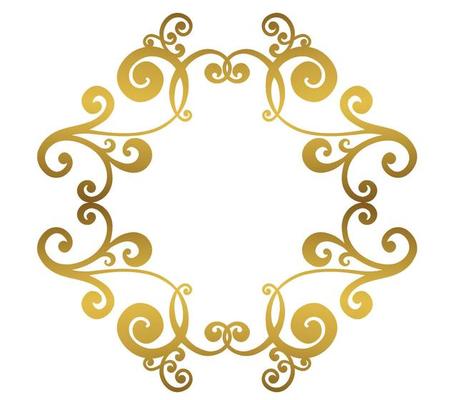 Vector damask vintage baroque scroll ornament swirl. Victorian monogram heraldic shield swirl.Retro floral leaf pattern border foliage antique  acanthus calligraphy engraved tattoo. Tile decor element