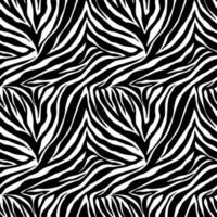 Vector animal print. Zebra ornament. Seamless pattern