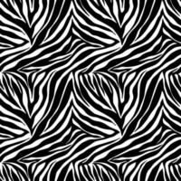 Vector animal print. Zebra ornament. Seamless pattern