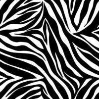 Vector animal print. Zebra ornament. Seamless pattern