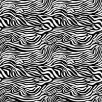 Vector animal print. Zebra ornament. Seamless pattern