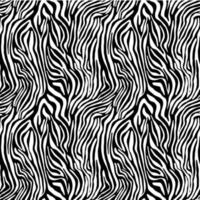 Vector animal print. Zebra ornament. Seamless pattern