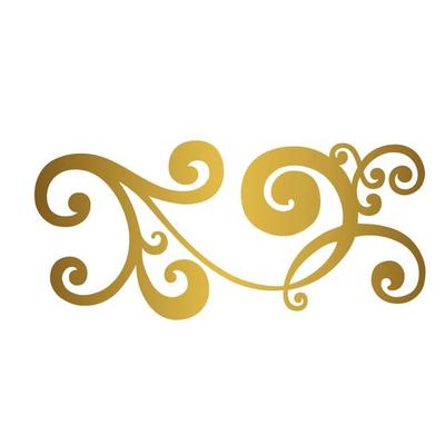 Vector damask vintage baroque scroll ornament swirl. Victorian monogram heraldic shield swirl. Retro floral leaf pattern border foliage antique  acanthus calligraphy engraved tattoo.Tile decor element