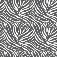 Vector animal print. Zebra ornament. Seamless pattern
