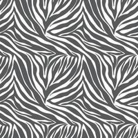 Vector animal print. Zebra ornament. Seamless pattern