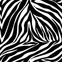 Vector animal print. Zebra ornament. Seamless pattern